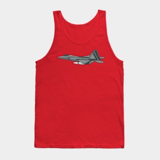 Fighter aircraft cartoon illustration Tank Top